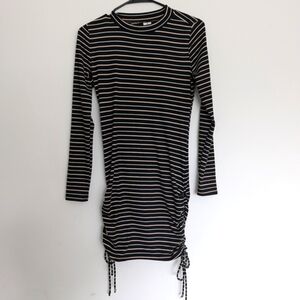 Striped Black and White Dress